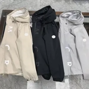 Klasik Mens Ceket Arm Logo Ceket Tasarımcı Kadın Ceket Erkek Şapkalı Tasarım Katlar Sonbahar Hoodie Jumper Yüksek Kaliteli Ceketler Asya Boyut