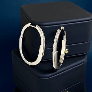 örhänge Hoop Designer Oval Stud Anniversary Gift Earring Wholesale Gold Silver Jewelry Rose Gold Plated Stud Earrings For Woman Gold Earring Hoop Smycken Stud