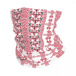 Bandanas Palestine croix broderie Bandana cou guêtre pour la chasse au Ski femmes hommes envelopper écharpe palestinien arabe Tatreez cagoule plus chaud