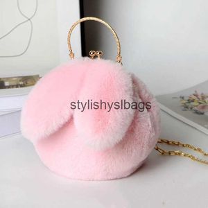 Cross Body Cute Plush Rabbit Crossbody torebki dla uroczych i torebek Nowe królicze ucho na ramię