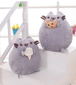 New product cute chubby cat doll plush toy doll cute cartoon biscuit cat pillow wholesale