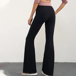 Calças ativas wyplosz feminino queimado versão estendida roupas ginásio com nervuras leggings nu push up fitness esporte compressa yoga macio apertado