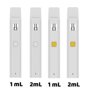 Empty disposable vaporizer pen device 1ml 2ml D8 D10 Oil E Cig Pod Wax Thick Oil Vaporizer Pen With Ceramic Coil Empty Cartridge Visual Tank Pods Atomizers Preheating