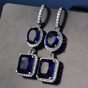 OneRain Top Quality 925 Sterling Silver Citrine Gemstone Long Drop Dangle Hook Earrings Fine Jewelry Women Gifts Whole 2009232442