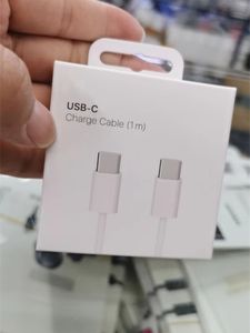 60W PD USB C ~ USB C 데이터 케이블 iPhone 15 Pro Max Plus 유형 C 빠른 충전 케이블 상자