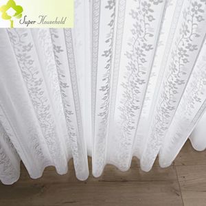 Curtain Lace Gauze Curtains White Striped Tulle For Living Room Bedroom Balcony Window Curtain Princess Mosquito Nets Wave Special Offer 231019