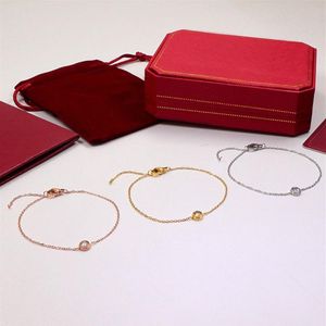 Designer de luxo moda pulseira jóias festa anéis pingente diamante rosa pulseiras de ouro para mulheres pulseira de corrente de aço inoxidável 347e
