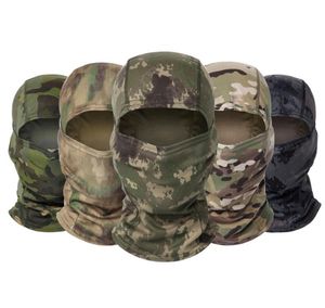 Balaclava camuflada militar tática, máscara para ciclismo ao ar livre, pesca, caça, capuz, proteção do exército, chapéu balaclava, máscara facial