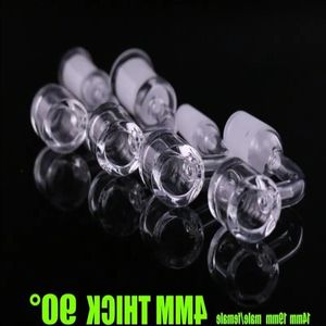 Hookahs 4mm tjock klubbkvartbanger domeless nagel 14mm 18mm manlig kvinna 100% verklig för dab rigg glas bong nqbtt