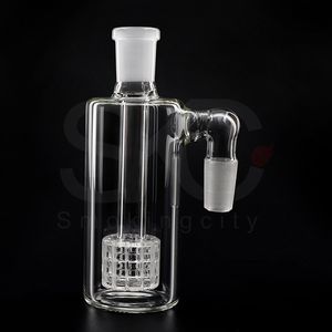 Glass ash catchers Ash Catcher 14mm 18mm Thick Pyrex Clear Bubbler Ashcatcher with Glass Bowl For Dab Rigs Bongs Pipes