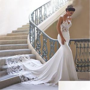 Denizkızı gelinlik vintage yaz deniz kızı gelinlik gelinlikler 2021 vestidos de novia dantel aplike sweetheart boyun y sp dhdgb