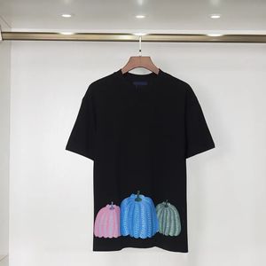 Męski gradient mody Druk T-shirty Summer Men Mężczyzn Kobiet Tshirt Bawełnicze Projektanci krótkiego rękawu swobodny koszulka