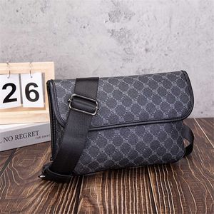 2023 moda novo produto masculino crossbody pequena bolsa de ombro de couro macio ins cross straddle bolsa