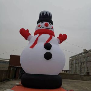 High Quality Merry Christmas Inflatable Snowman Outdoors Santa Decorations snow man with LED ligh for Home Yard Garden Decor