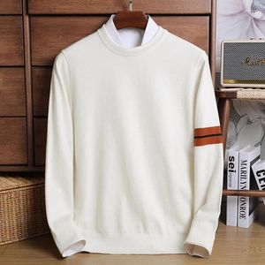 Maglioni da uomo Designer di fascia alta Maglione di lana jacquard di marca Primavera e autunno Pullover coreano casual lavorato a maglia girocollo