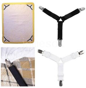 Gancho para pendurar produto doméstico, 4 peças por conjunto, suporte triangular para colchão, lençol, prendedor, clipes, alças suspensas dd359