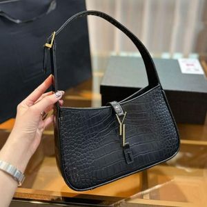 HOBOLE Cleo Le5a7 Bag 2023 New Bag Matte Avocado Armpit Classic Leather Designer Handbags for Ladies Top-quality Shoulder Bags Baguette