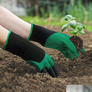 Other Garden Tools Freight Yegbong Oem Odm Gardening Soil Planing Gloves Planting Vegetables And Flowers Digging Wear-Resistant Non-Sl Dhvxm