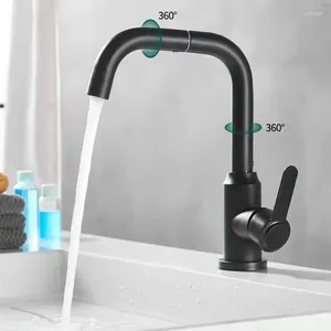 Kitchen Faucets Stainless Steel Basin 360 Rotation Single Handle Bathroom Faucet Cold Water Sink Mixer Tap Shower