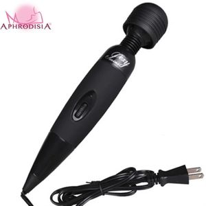 Vibratoren MIT BOX Multispeed Leistungsstarker weiblicher persönlicher Zauberstab-Massagegerät Fee Mini AV-Vibrator Klitorisstimulation Sexspielzeug für Frauen US-Stecker 231018