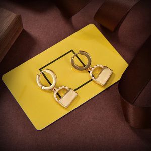 Logo mody Logo Seria Naszyjka Złote Mini Bag Pendant Designer Jewelry na Walentynki z oryginalnym pudełkiem
