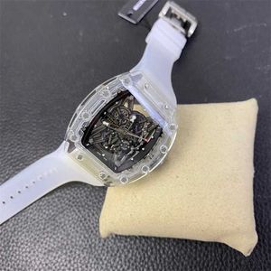 Orologio meccanico automatico di lusso Richa Milles Rm35-02 Movimento svizzero Specchio con zaffiro Cinturino in gomma importata Orologi di marca sportiva da uomo Vgro