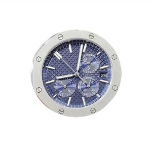 Stål herrar 45 mm safirglasklocka utomhussport 904l AA Quartz Watches rostfritt stål lysande vattentät armbandsur277m