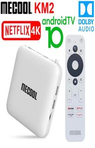 MeCool KM2スマートテレビボックスAndroid 10 Google Certified TVBox 2GB 8GB Dolby BT42 2T2RデュアルWIFI 4Kプライムビデオメディアプレーヤー2655017