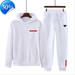 Tracksuits masculinos prrrada moda mulheres mens moletom com capuz conjuntos 14 cores moletons calças designer jumpers ternos tracksuit calças casuais 2 peças conjunto s3xl