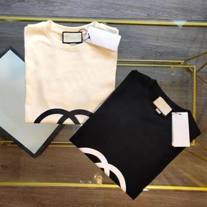 women men shirts Oversize T-shirt with Interlocking g designer tops tee letter printed summer white black177s