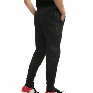 Cu4496 calças de lã tecnológica novas calças masculinas de malha lateral laminada cônica casual treinamento bottoms espaço corrida joggers2669