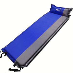 Podkładki na zewnątrz samotna osoba Automatyczna nadmuchiwana materac na świeżym powietrzu Mat Mat Office Office Lunch Sleeping Pad 17025*65*5cm 231018