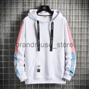 Men's Hoodies Sweatshirts Fashion Men's 2023 Spring Autumn Long Sleeve Harajuku Hooded Sweatshirts Casual Hoodies Youth Solid Pullover Outwear Top Clothes J231019