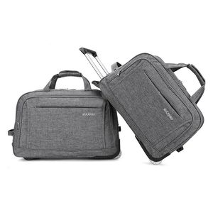 Duffel Bags Men Business Rolling Duffel Torba Podręcznikowy bagaż podróżny z kołami wózka Trolley Weekender przez noc 20 cali dla Fleight 231019