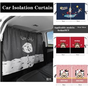 Shade Car Isolation Curtain Sealed Taxi Cab Partition Protection and Commercial Vehicle Air-conditioning Sunshade and Privacy Curtain 231019