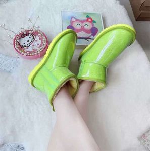 2024 Australian Designer Classic Clear Mini Uggsity Boots Owska wełna kaszmirowa Dzieci Dziecko Dziecko Triplet Australia Baby Boys Brand Brand Winter Snow Bot 9235ess