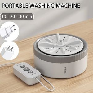 Robôs eletrônicos 3 engrenagem cronometragem mini máquina de lavar portátil rotativa roupa interior meias roupas do bebê 231018