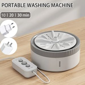 Electronics Robots 3 Gear timing Mini Washing Machine Portable Rotating Underwear Socks Babys clothes 231018