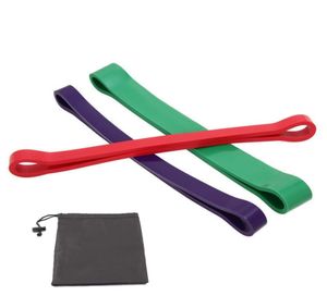 3 Level Fitness Resistance Bands Loop Thick Heavy Workout Training Athletic Power Rubber 2106247960523