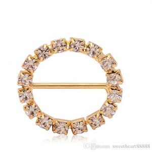 100 Stück / Menge 20 mm runde Strass-Kristall-Pin-Broschen, 14 mm Bar-Einladungsband, Stuhlhussen, Schieber, Schärpen, Schleifen, Schnallen, L3099266x