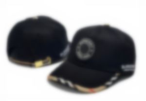 Lüks tasarımcı şapka beanie yün kış şapka kadın erkek beyzbol şapkası şerit desen güneş Gorras Burberr nakış mektubu hip hop snapback b-11