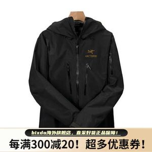 Arcterys Hardshell Jacket Zeta SL Men's Outdoor Sports Clothing SV Alpha GTX Hard Shell Feng Shui Chare Coat 28827 24K Black Gold
