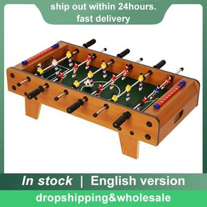 Foosball Tablettop Game Mini Tablett Foosball Portable Table Football Game Set Inomhus Tablett Soccer Spel Toy for Kids 231018