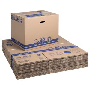 Embrulho para presente PenGear Grandes caixas de movimentação e armazenamento recicladas 24 pol. C x 16 pol. L x 19 pol.