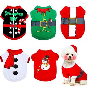 Hundkläder juldräkt husdjurskläder för skjorta söta Xmas kläder valp kitty hundar husdjur chihuahua York