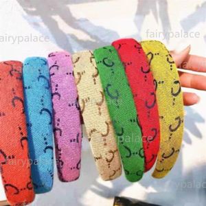 Fashion Letter Headbands Rainbow Hair Accessories Women Gifts For Festival Wedding Party Head Ornaments Headdress gift jewelry180n