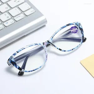 Okulary przeciwsłoneczne Modne druk przeciw nie do czytania okularów HD okulisty mężczyźni kobiety Presbyopia Eyey 1,0 1,5 2,0 2.5