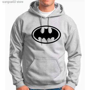 Herrtröjor tröjor Autumn Winter Hot Sale Men's Bats tryck Hoodies mode fleece plus tjock hoodie hip hop casual tröjor träning för manlig T231019