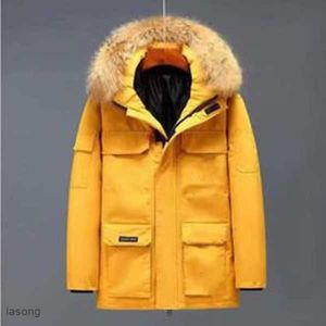 Herren Daunenparkas Jacken Winter Arbeitskleidung Jacke Outdoor Verdickt Mode Warmhalten Paar Live-Übertragung Canadian Goose Coat Goode0dkl