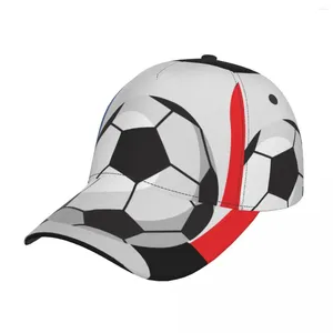 Boll Caps Baseball Cap sportfotboll eller fotboll med fransk flagga avslappnad snapback hatt mode utomhus hiphop hattar män kvinnor unisex